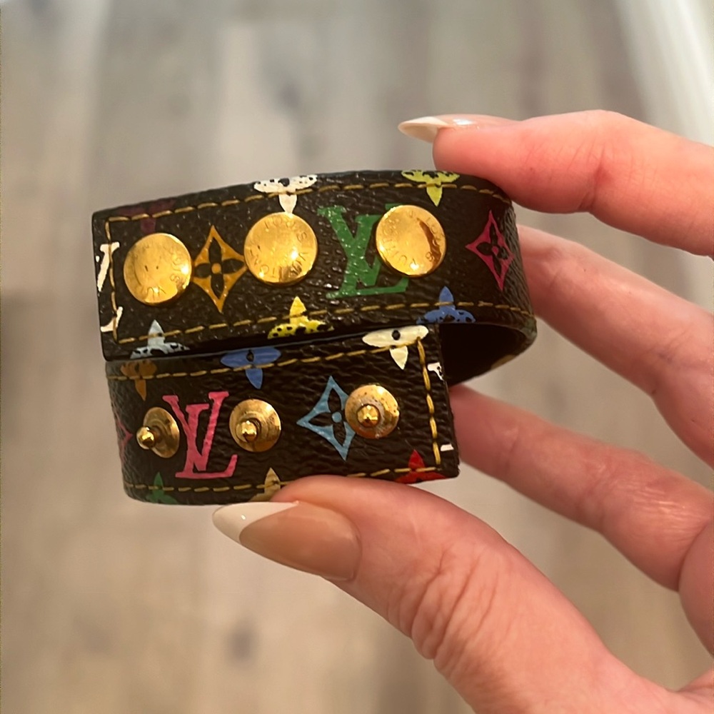 🖤Louis Vuitton x Takashi Murakami Roppongi Limited Edition Multicolor Bracelet ✨